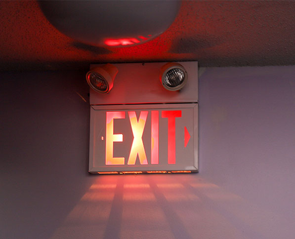 Exit & Emergency Signs | Westland, MI | OK Fire Equipment - e%26e-image-1